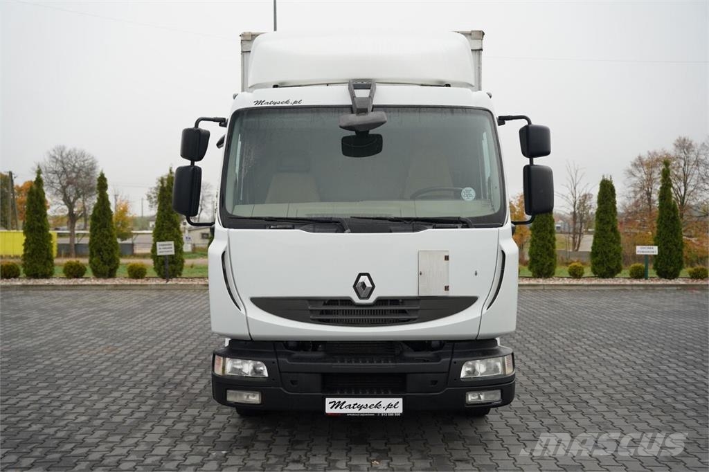 Renault MIDLUM 220 DXI / FIRANKA - 3,7 M / SOLÓWKA / WINDA Kamioni sa ceradom
