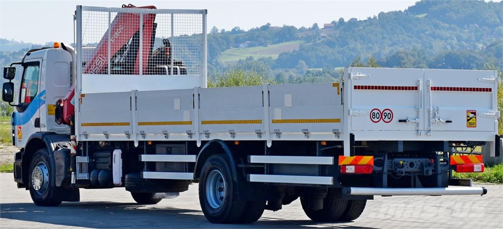 Renault Premium 310 DXI* FASSI F130AC.23+FUNK* TOP 平板栏板货车