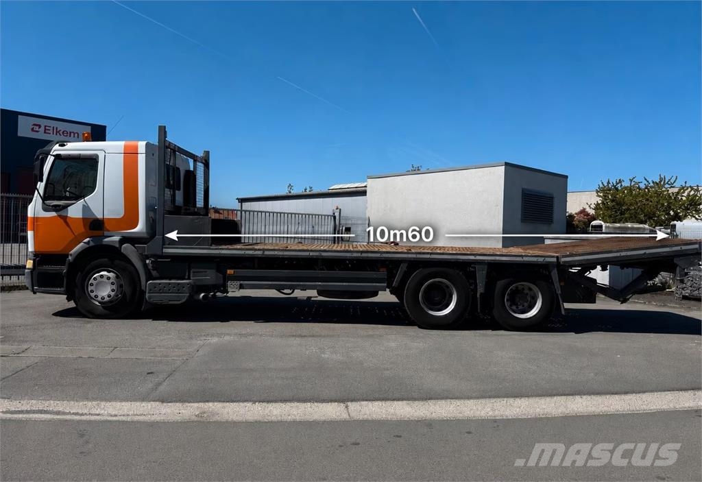 Renault Premium 320-26 / Flatbed 10.6 m / Winch + Lift / A Puksiirid