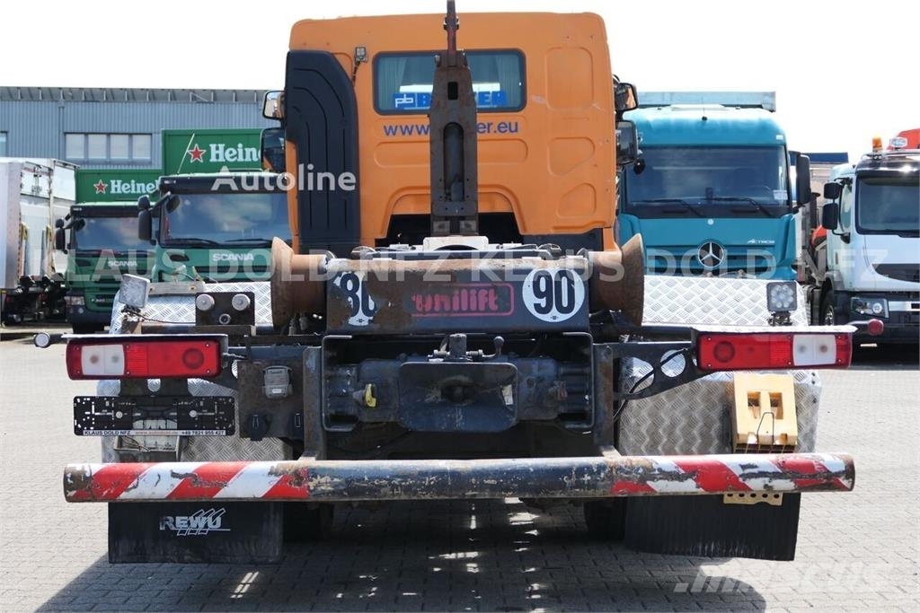Renault Premium Hook Lift Truck / Lift & Steering Axle / E Vrachtwagen met containersysteem