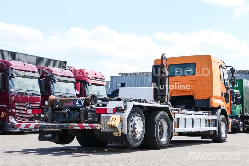 Renault Premium Hook Lift Truck / Lift & Steering Axle / E Vrachtwagen met containersysteem