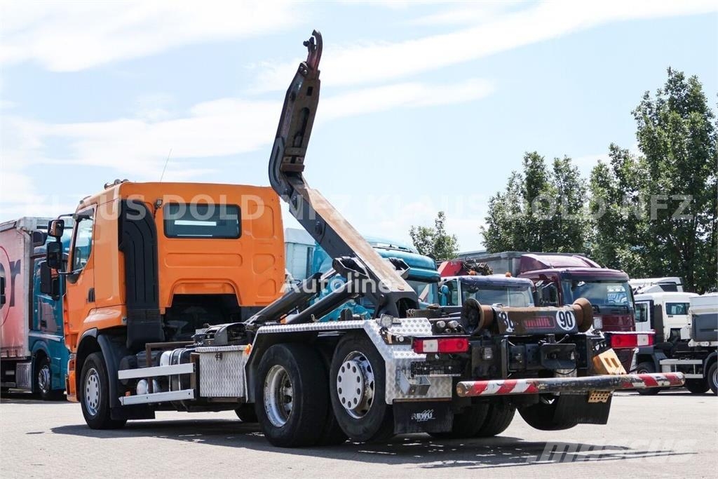 Renault Premium Hook Lift Truck / Lift & Steering Axle / E Vrachtwagen met containersysteem