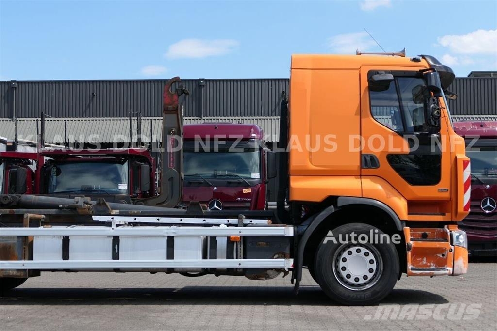 Renault Premium Hook Lift Truck / Lift & Steering Axle / E Vrachtwagen met containersysteem