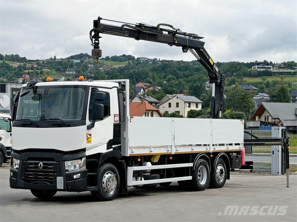 Renault T 380 平板栏板货车