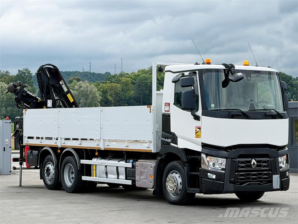 Renault T 380 平板栏板货车