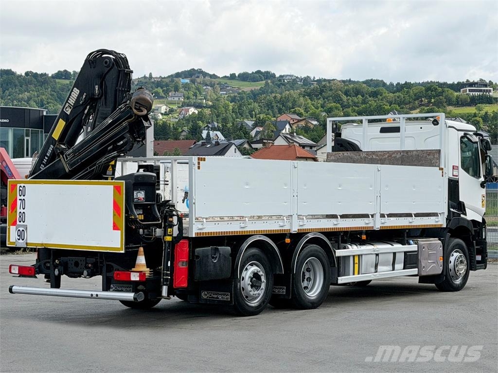 Renault T 380 平板栏板货车