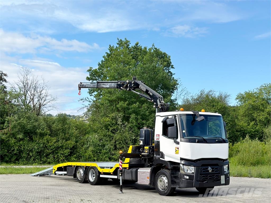 Renault T 380 * Abschleppwagen 7,40m* KRAN/FUNK * TOP Vlečna vozila za tovornjake