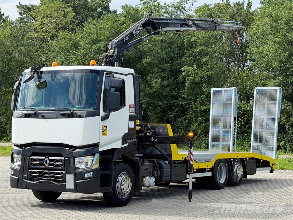 Renault T 380 * Abschleppwagen 7,40m* KRAN/FUNK * TOP Vlečna vozila za tovornjake