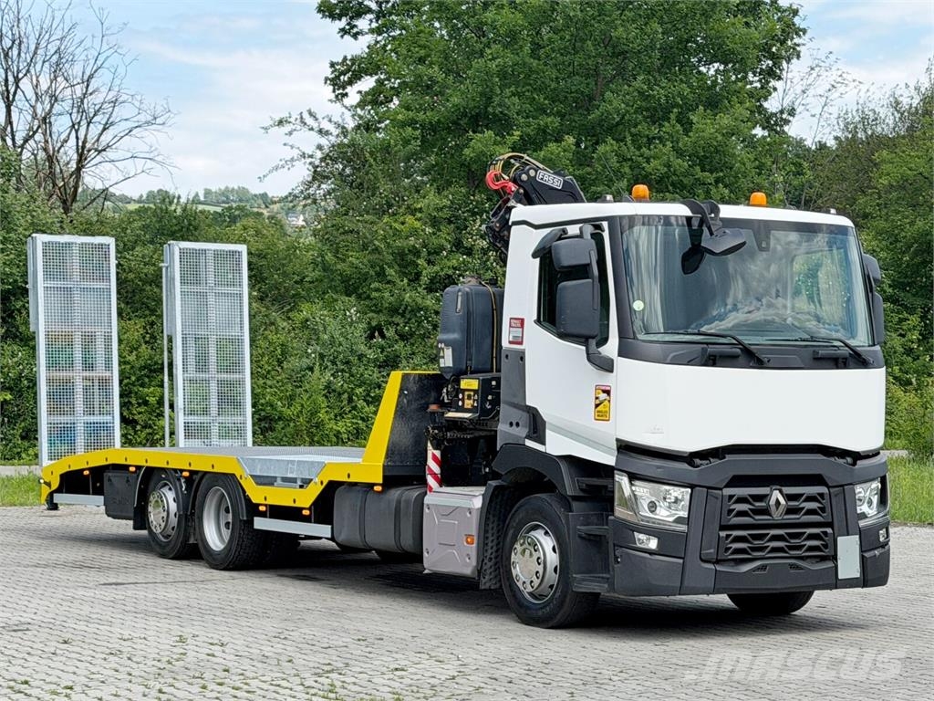 Renault T 380 * Abschleppwagen 7,40m* KRAN/FUNK * TOP Vlečna vozila za tovornjake