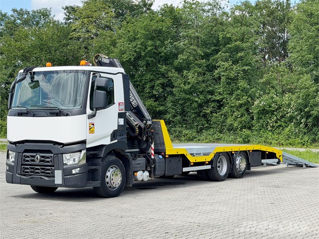 Renault T 380 * Abschleppwagen 7,40m* KRAN/FUNK * TOP Vlečna vozila za tovornjake