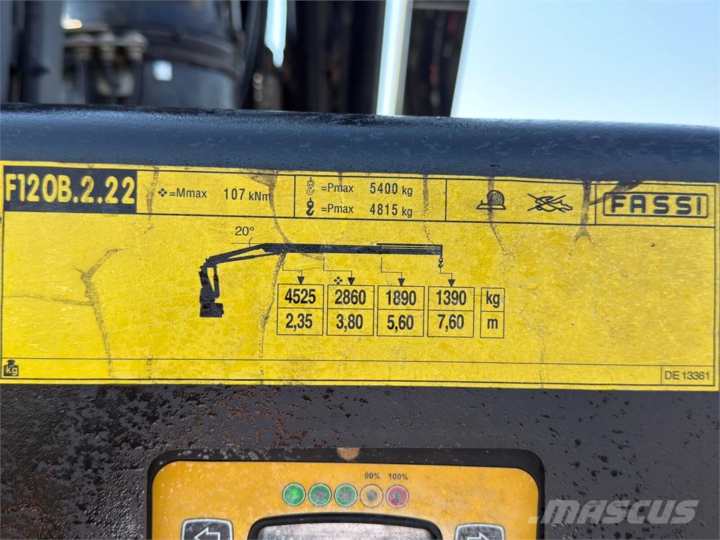Renault T 380 * FASSI F120B.2.22 + FUNK * TOPZUSTAND ! Camiones plataforma