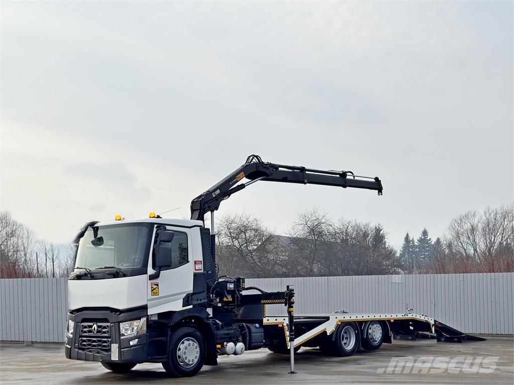 Renault T 380 * HIAB 111 B - 2 HIDUO + FUNK / 6x2! Műszaki mentők