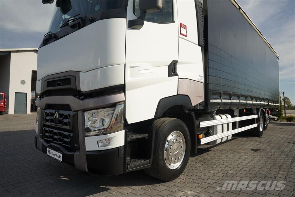 Renault T 440 / 6x2 / FIRANKA - 9,5 M / SOLÓWKA / WINDA DH Zaplachtované vozy