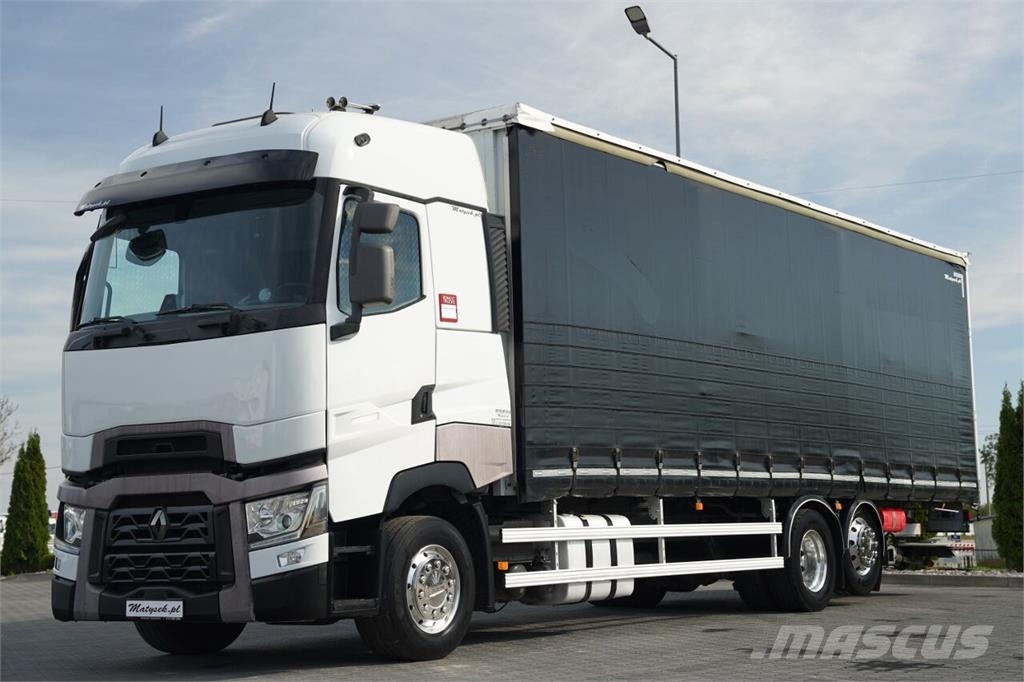 Renault T 440 / 6x2 / FIRANKA - 9,5 M / SOLÓWKA / WINDA DH Zaplachtované vozy