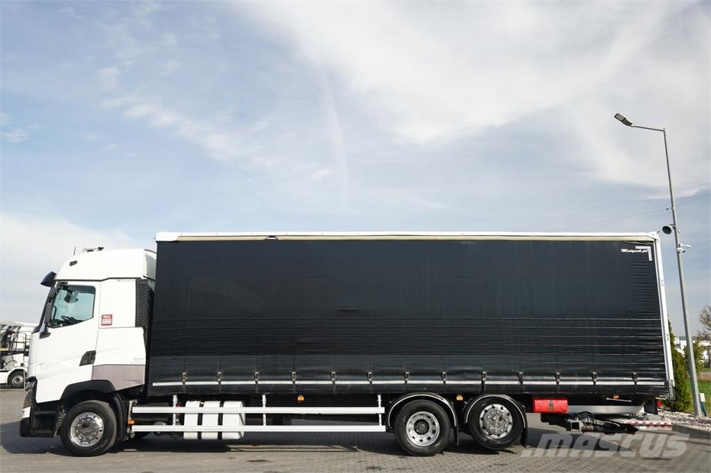 Renault T 440 / 6x2 / FIRANKA - 9,5 M / SOLÓWKA / WINDA DH Zaplachtované vozy