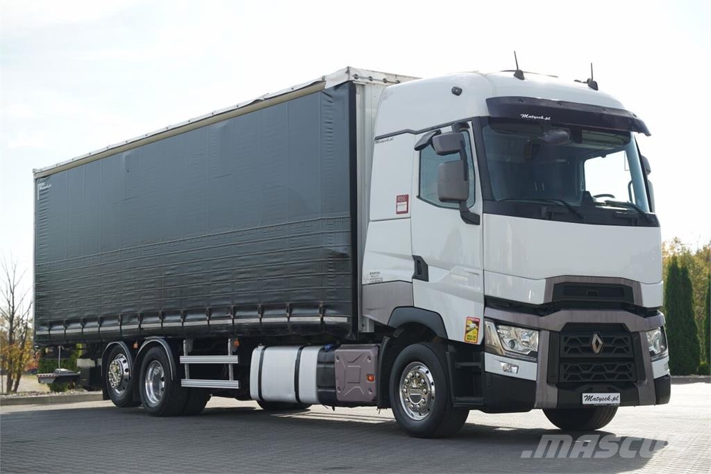 Renault T 440 / 6x2 / FIRANKA - 9,5 M / SOLÓWKA / WINDA DH Zaplachtované vozy