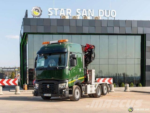 Renault T440 6x2 Fassi F485RA.2.26XEDynamic Crane Vetopöytäautot