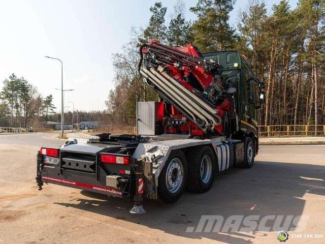 Renault T440 6x2 Fassi F485RA.2.26XEDynamic Crane Vetopöytäautot