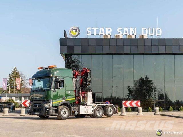 Renault T440 6x2 Fassi F485RA.2.26XEDynamic Crane Vetopöytäautot
