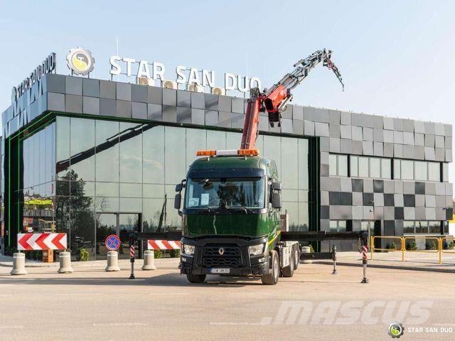 Renault T440 6x2 Fassi F485RA.2.26XEDynamic Crane Camiones tractor