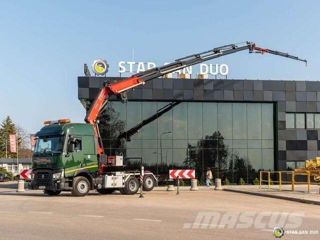 Renault T440 6x2 Fassi F485RA.2.26XEDynamic Crane Vetopöytäautot
