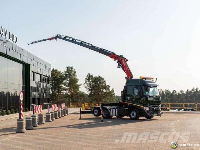 Renault T440 6x2 Fassi F485RA.2.26XEDynamic Crane Vetopöytäautot