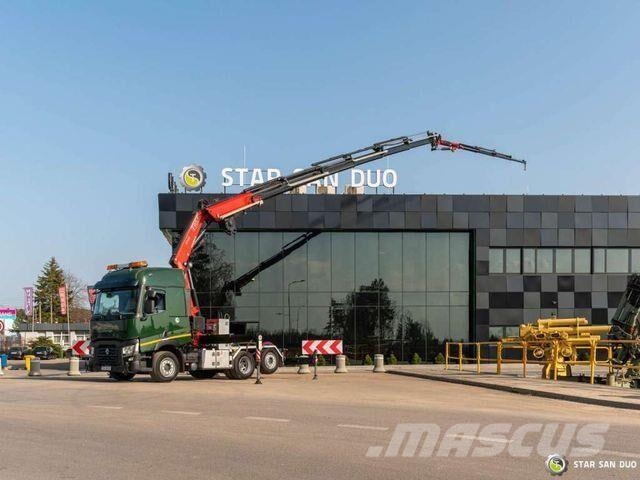 Renault T440 6x2 Fassi F485RA.2.26XEDynamic Crane Vetopöytäautot