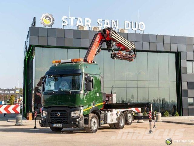 Renault T440 6x2 Fassi F485RA.2.26XEDynamic Crane Vetopöytäautot