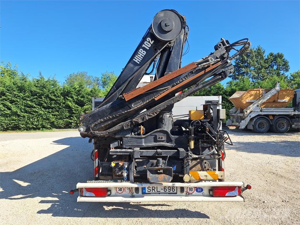 Scania 124 L 400/ Pritsche-HIAB 102 Crane Camiones plataforma