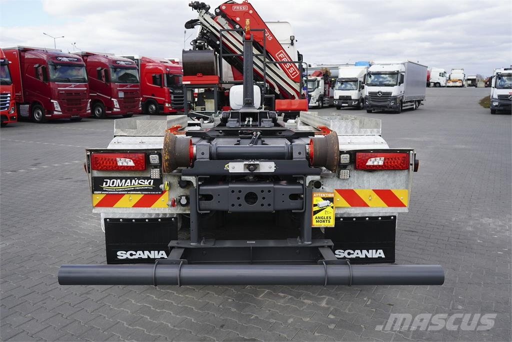 Scania G 410 / E 6 / 8 X 4 / HDS + HAKOWIEC / TRIDEM / CN Camiones polibrazo