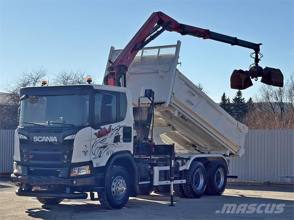 Scania G 410 Kipper 4,90m * HMF 1643 + FUNK *6x4 덤프 트럭