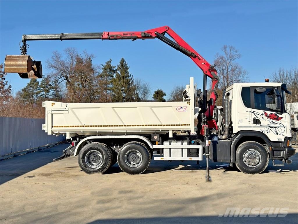 Scania G 410 Kipper 4,90m * HMF 1643 + FUNK *6x4 덤프 트럭
