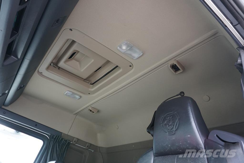 Scania G 490 / 6 X 2 / SKRZYNIOWY + HDS / HMF 3220 K7 / W 平板式/側卸式卡車