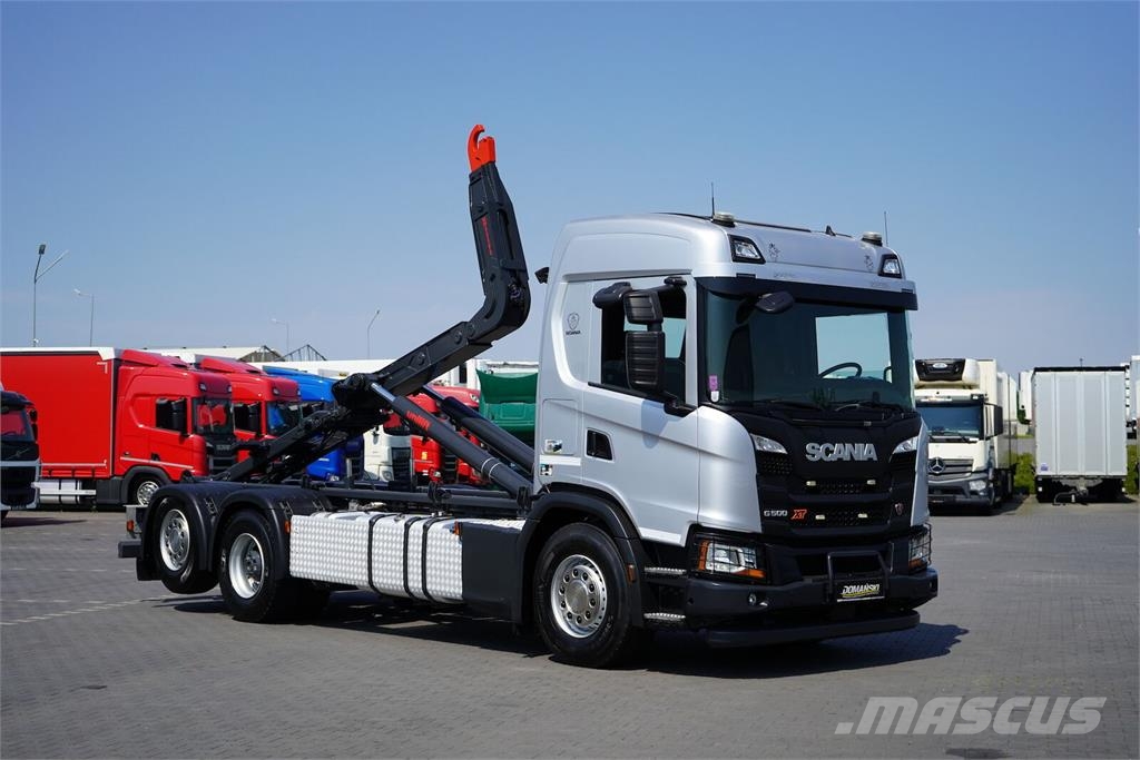 Scania G 500 / XT / ACC / E 6 / HAKOWIEC / OŚ SKRĘTNA / R Camiones polibrazo