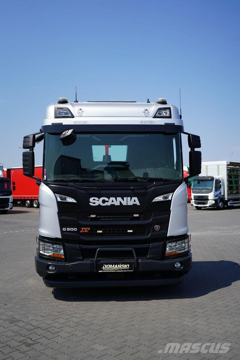 Scania G 500 / XT / ACC / E 6 / HAKOWIEC / OŚ SKRĘTNA / R Camiones polibrazo