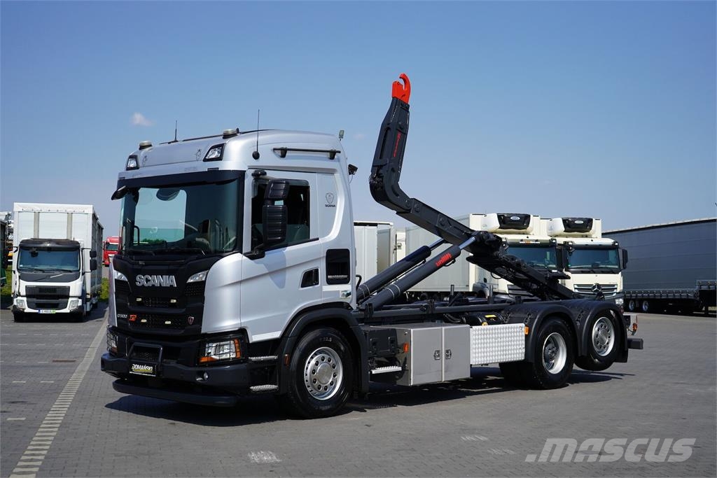 Scania G 500 / XT / ACC / E 6 / HAKOWIEC / OŚ SKRĘTNA / R Camiones polibrazo
