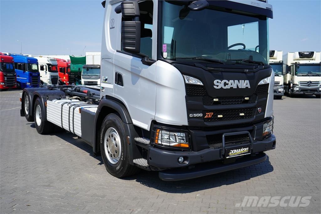 Scania G 500 / XT / ACC / E 6 / HAKOWIEC / OŚ SKRĘTNA / R Camiones polibrazo