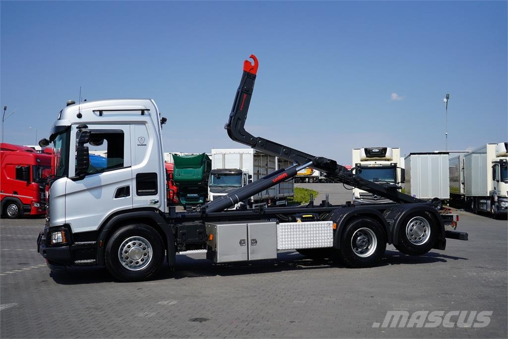 Scania G 500 / XT / ACC / E 6 / HAKOWIEC / OŚ SKRĘTNA / R Camiones polibrazo