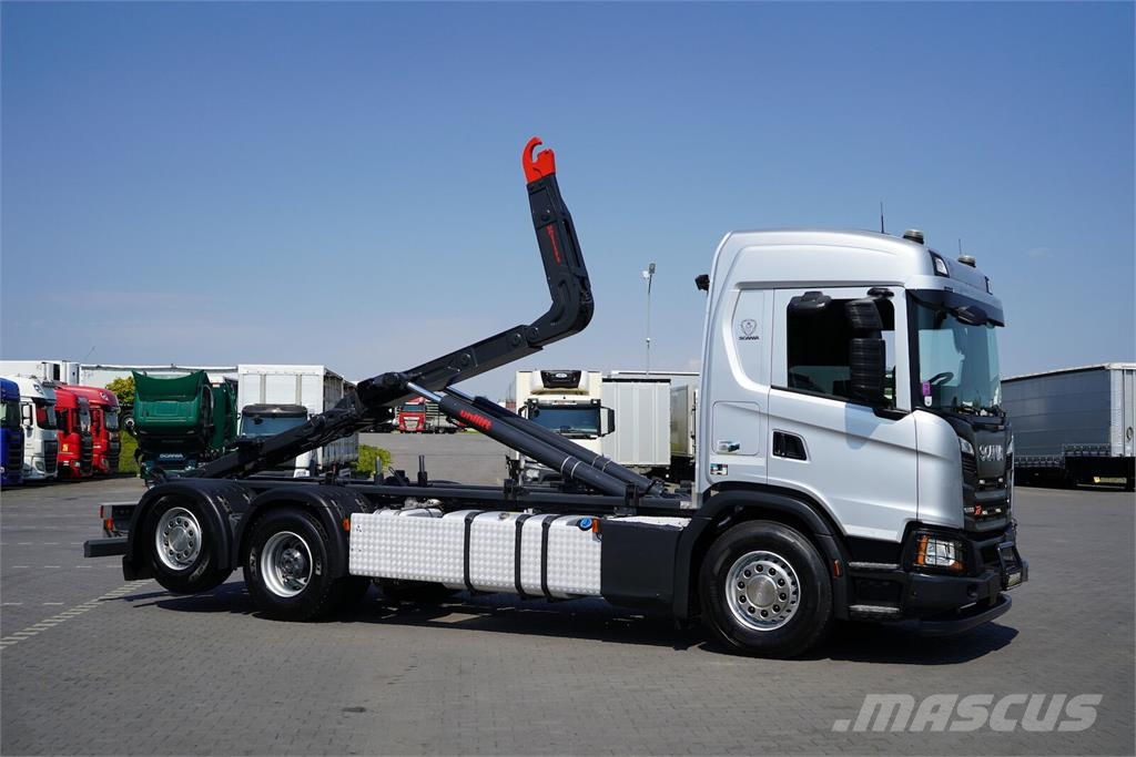 Scania G 500 / XT / ACC / E 6 / HAKOWIEC / OŚ SKRĘTNA / R Camiones polibrazo