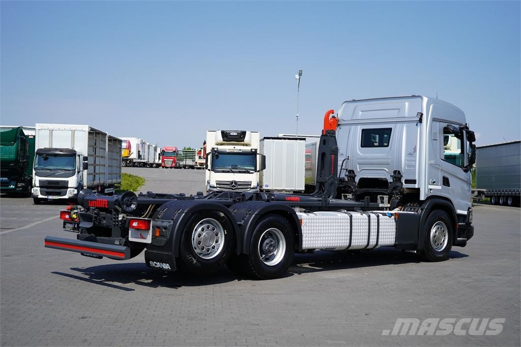 Scania G 500 / XT / ACC / E 6 / HAKOWIEC / OŚ SKRĘTNA / R Camiones polibrazo