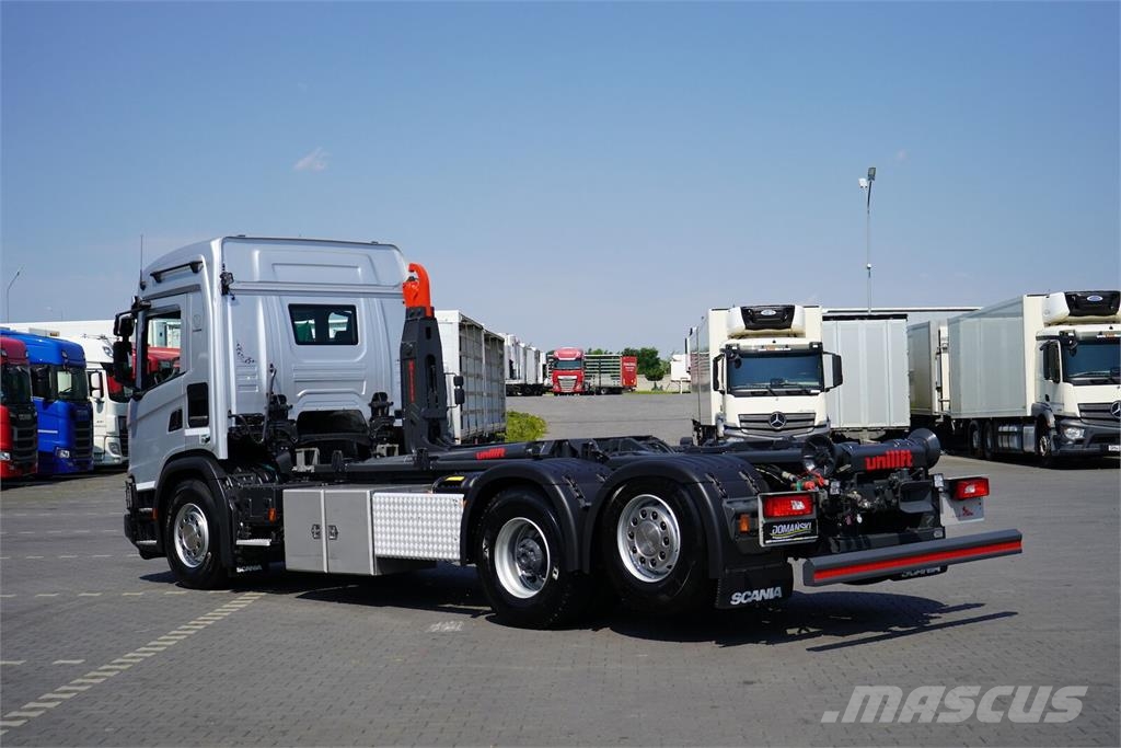 Scania G 500 / XT / ACC / E 6 / HAKOWIEC / OŚ SKRĘTNA / R Camiones polibrazo