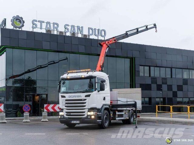 Scania G280 4x2 PALFINGER PK 12001 EH HDS Crane Lift Flatbed / Dropside trucks