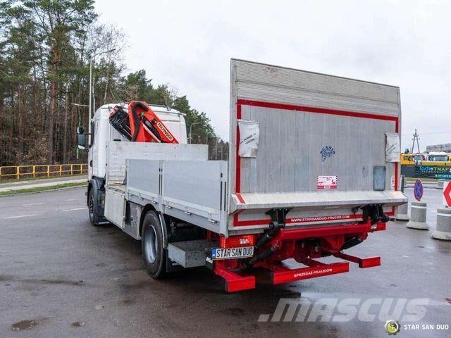 Scania G280 4x2 PALFINGER PK 12001 EH HDS Crane Lift Flatbed / Dropside trucks