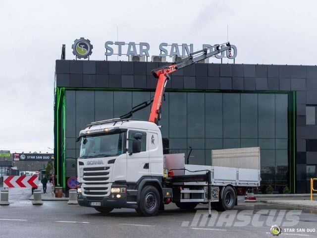 Scania G280 4x2 PALFINGER PK 12001 EH HDS Crane Lift Flatbed / Dropside trucks