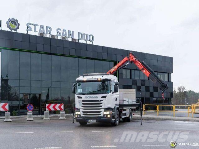 Scania G280 4x2 PALFINGER PK 12001 EH HDS Crane Lift Flatbed / Dropside trucks