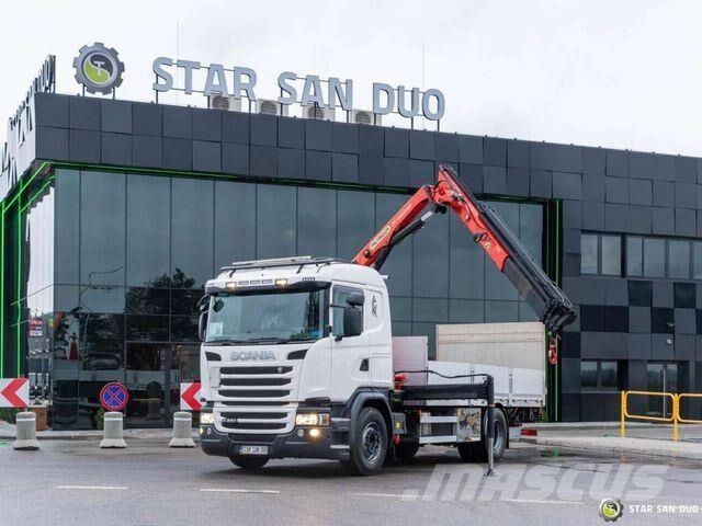 Scania G280 4x2 PALFINGER PK 12001 EH HDS Crane Lift Flatbed / Dropside trucks