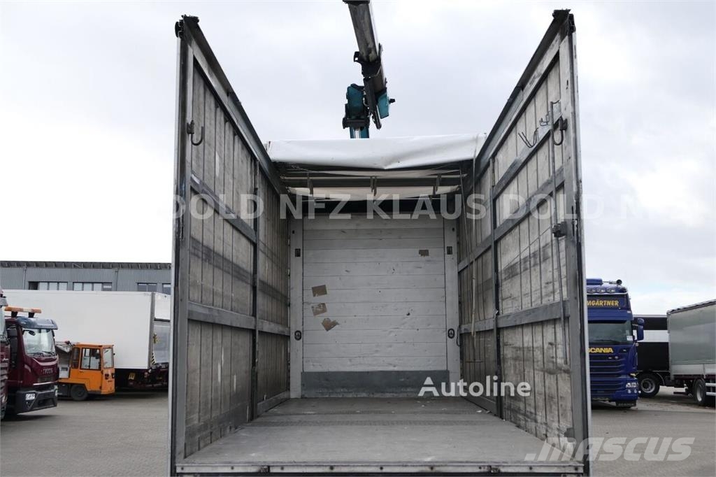 Scania G410 Curtain-Side Truck / Crane (PM-230) / Remote  Camiones de caja de lona