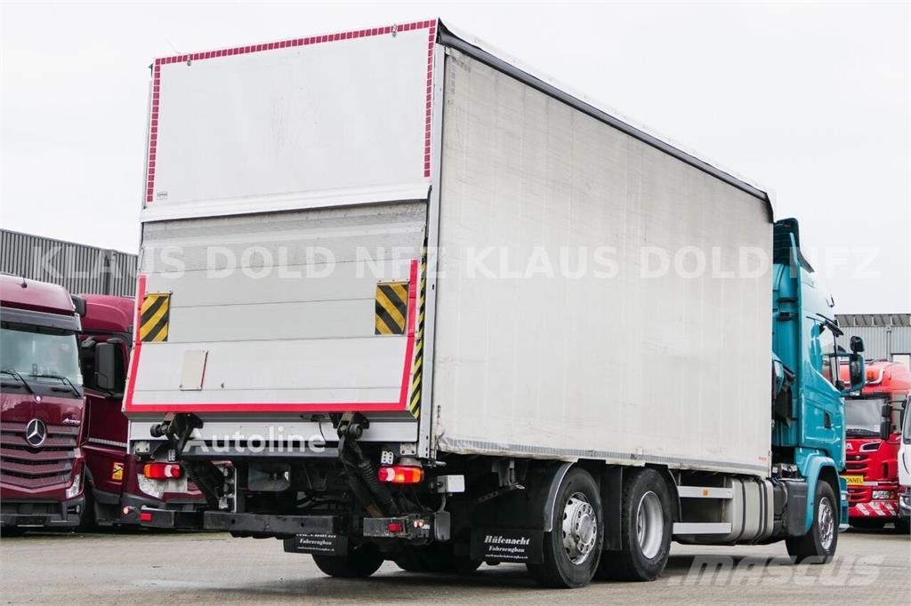 Scania G410 Curtain-Side Truck / Crane (PM-230) / Remote  Camiones de caja de lona