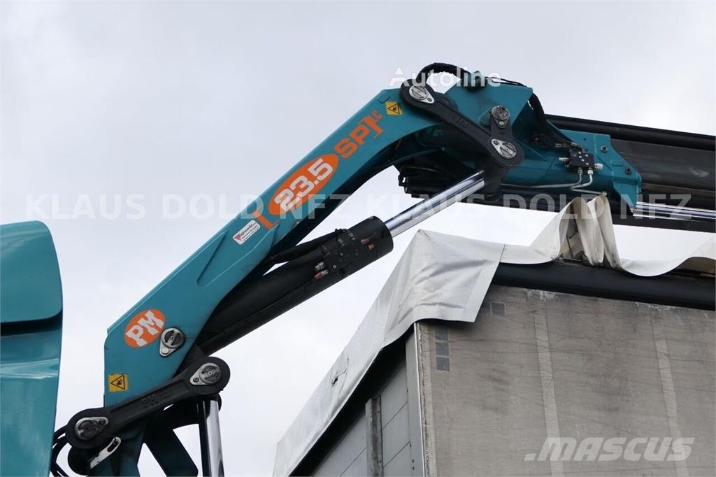 Scania G410 Curtain-Side Truck / Crane (PM-230) / Remote  Camiones de caja de lona