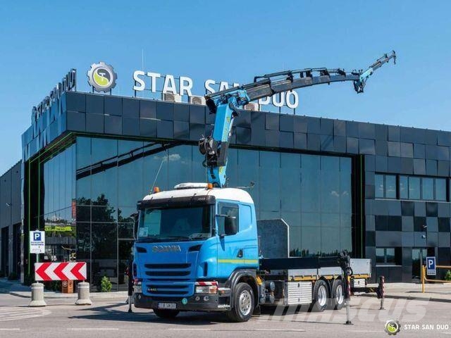 Scania G440 6x4 PALFINGER PK 34002 SH Fly Jib Winch Camiones plataforma